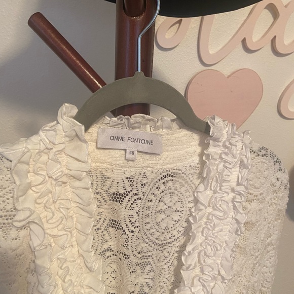 Anne Fontaine lace blouse. - Picture 8 of 8